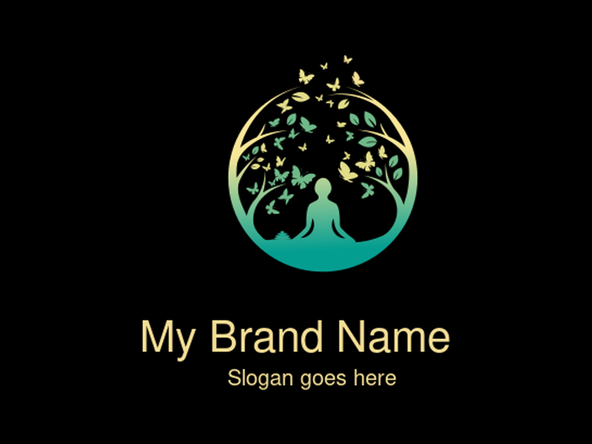 Wellness Yoga Logo Design